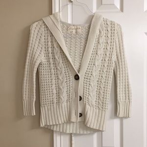Hooded cardigan